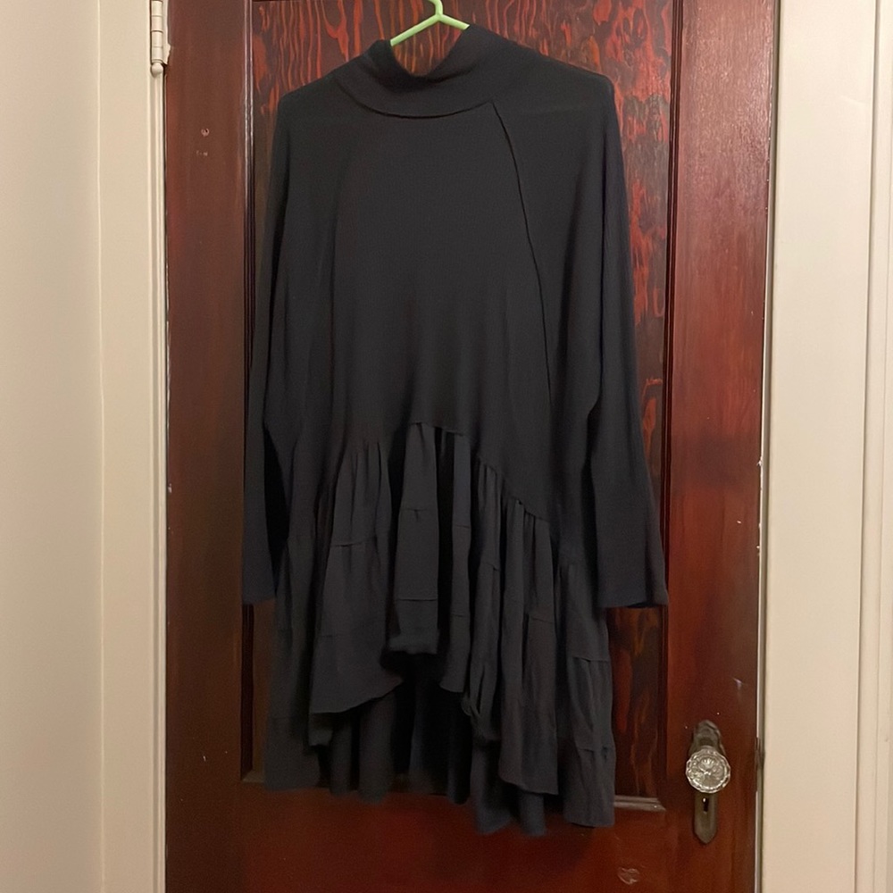 Free People dolman sleeve hi-lo trapeze dress